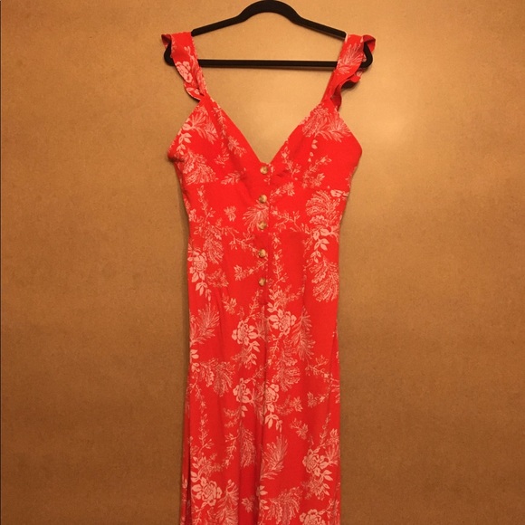 Free People Floral Wide Leg Jumpsuit NWT - Picture 2 of 6